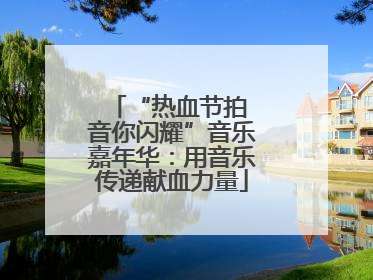 “热血节拍 音你闪耀”音乐嘉年华：用音乐传递献血力量