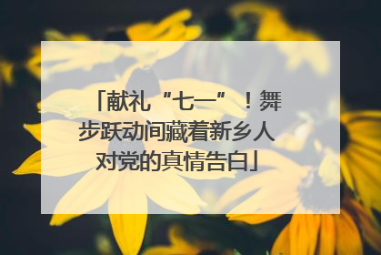献礼“七一”！舞步跃动间藏着新乡人对党的真情告白