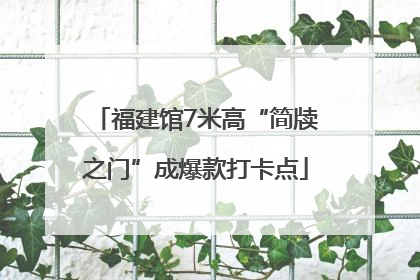 福建馆7米高“简牍之门”成爆款打卡点