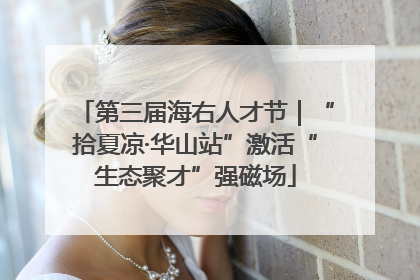 第三届海右人才节｜“拾夏凉·华山站”激活“生态聚才”强磁场