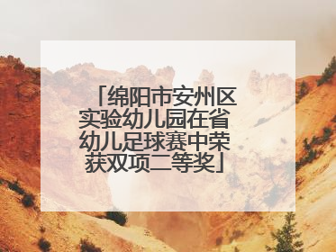 绵阳市安州区实验幼儿园在省幼儿足球赛中荣获双项二等奖