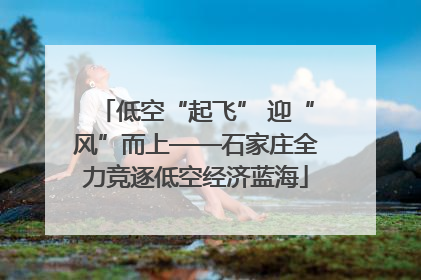 低空“起飞” 迎“风”而上——石家庄全力竞逐低空经济蓝海