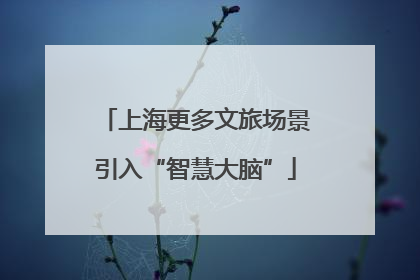 上海更多文旅场景引入“智慧大脑”
