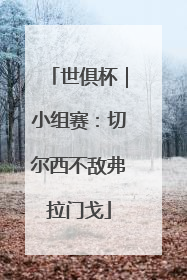 世俱杯｜小组赛：切尔西不敌弗拉门戈