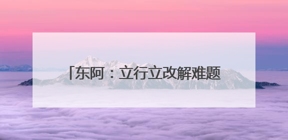 东阿：立行立改解难题 宅基证办理暖民心