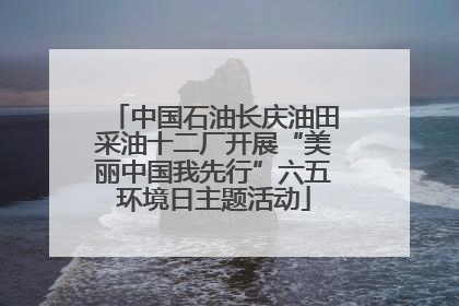 中国石油长庆油田采油十二厂开展“美丽中国我先行”六五环境日主题活动