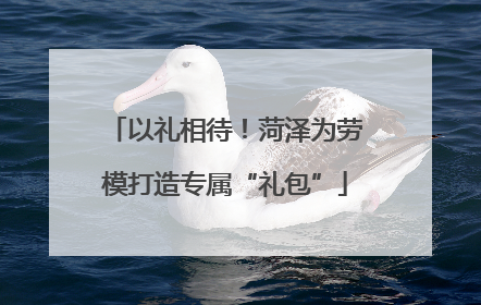 以礼相待！菏泽为劳模打造专属“礼包”
