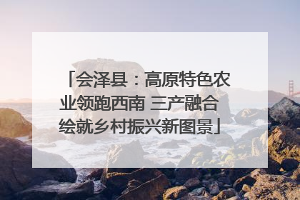 会泽县：高原特色农业领跑西南 三产融合绘就乡村振兴新图景