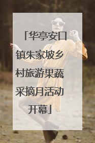 华亭安口镇朱家坡乡村旅游果蔬采摘月活动开幕