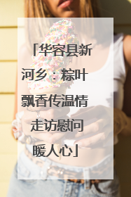 华容县新河乡：粽叶飘香传温情 走访慰问暖人心