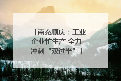 南充顺庆：工业企业忙生产 全力冲刺“双过半”