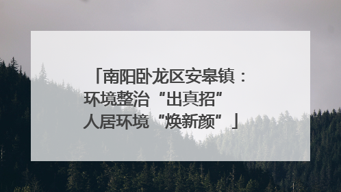 南阳卧龙区安皋镇：环境整治“出真招” 人居环境“焕新颜”