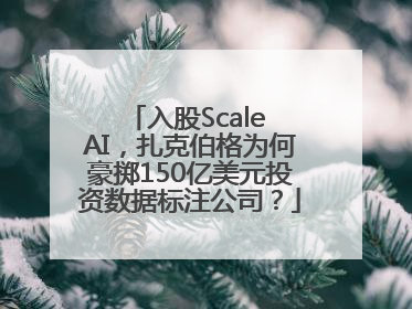 入股Scale AI，扎克伯格为何豪掷150亿美元投资数据标注公司？
