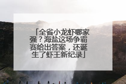 全省小龙虾哪家强？海盐这场争霸赛给出答案，还诞生了虾王新纪录