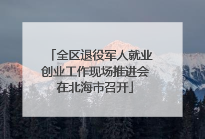 全区退役军人就业创业工作现场推进会在北海市召开