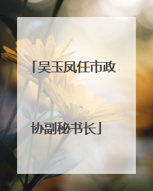 吴玉凤任市政协副秘书长