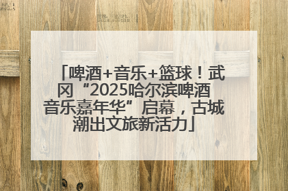 啤酒+音乐+篮球！武冈“2025哈尔滨啤酒音乐嘉年华”启幕，古城潮出文旅新活力