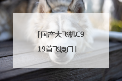 国产大飞机C919首飞厦门