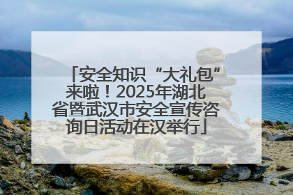 安全知识“大礼包”来啦！2025年湖北省暨武汉市安全宣传咨询日活动在汉举行