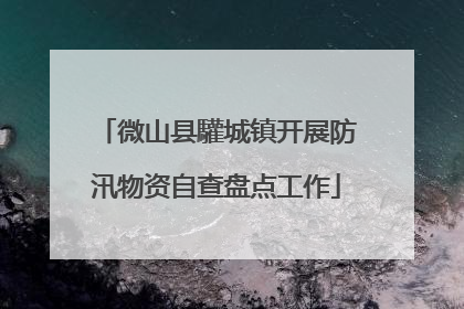 微山县驩城镇开展防汛物资自查盘点工作
