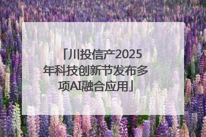 川投信产2025年科技创新节发布多项AI融合应用