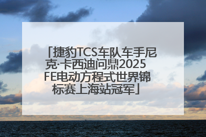 捷豹TCS车队车手尼克·卡西迪问鼎2025 FE电动方程式世界锦标赛上海站冠军
