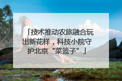 技术推动农旅融合玩出新花样，科技小院守护北京“菜篮子”