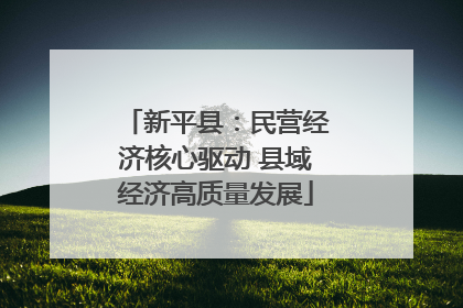 新平县：民营经济核心驱动 县域经济高质量发展
