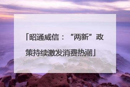 昭通威信：“两新”政策持续激发消费热潮