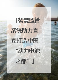 智慧监管系统助力宜宾打造中国“动力电池之都”