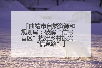 曲靖市自然资源和规划局：破解“信号盲区”搭建乡村振兴“信息路”