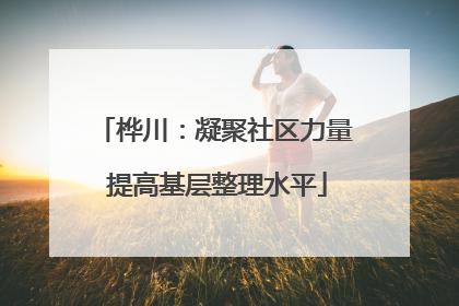 桦川：凝聚社区力量 提高基层整理水平