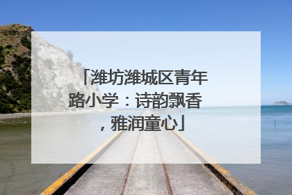 潍坊潍城区青年路小学：诗韵飘香，雅润童心