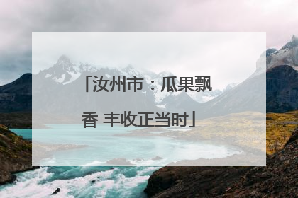 汝州市：瓜果飘香 丰收正当时