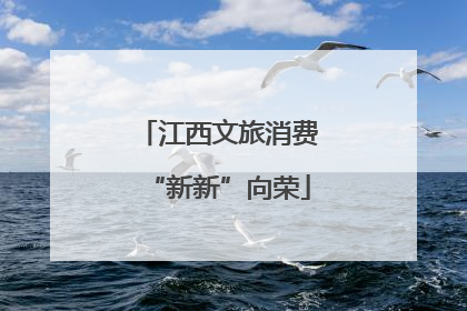江西文旅消费“新新”向荣