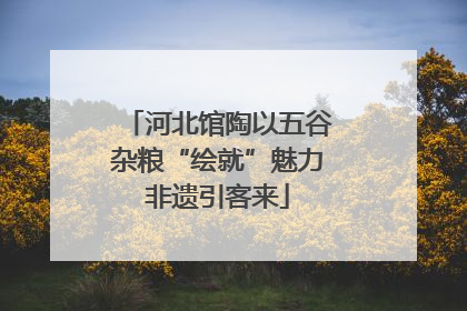 河北馆陶以五谷杂粮“绘就”魅力非遗引客来