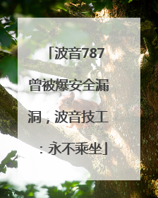 波音787曾被爆安全漏洞，波音技工：永不乘坐