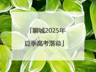 聊城2025年夏季高考落幕