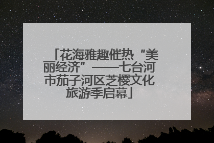 花海雅趣催热“美丽经济”——七台河市茄子河区芝樱文化旅游季启幕