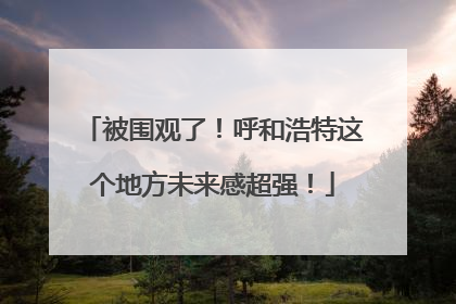 被围观了！呼和浩特这个地方未来感超强！