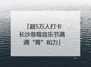 超5万人打卡 长沙草莓音乐节满满“青”和力