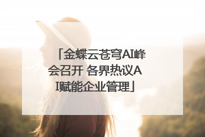 金蝶云苍穹AI峰会召开 各界热议AI赋能企业管理