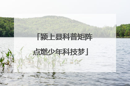 颍上县科普矩阵点燃少年科技梦