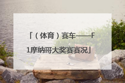 （体育）赛车——F1摩纳哥大奖赛赛况
