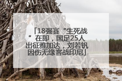 18强赛“生死战”在即，国足25人出征雅加达，刘若钒因伤无缘客战印尼