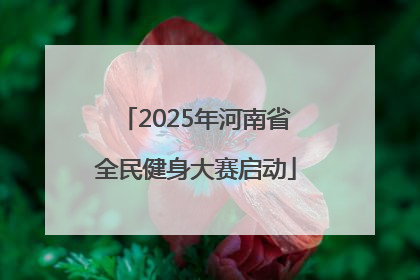 2025年河南省全民健身大赛启动