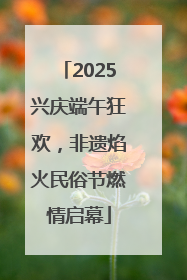 2025兴庆端午狂欢，非遗焰火民俗节燃情启幕