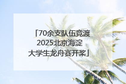 70余支队伍竞渡 2025北京海淀大学生龙舟赛开桨