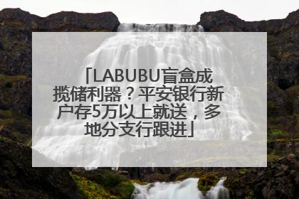 LABUBU盲盒成揽储利器？平安银行新户存5万以上就送，多地分支行跟进